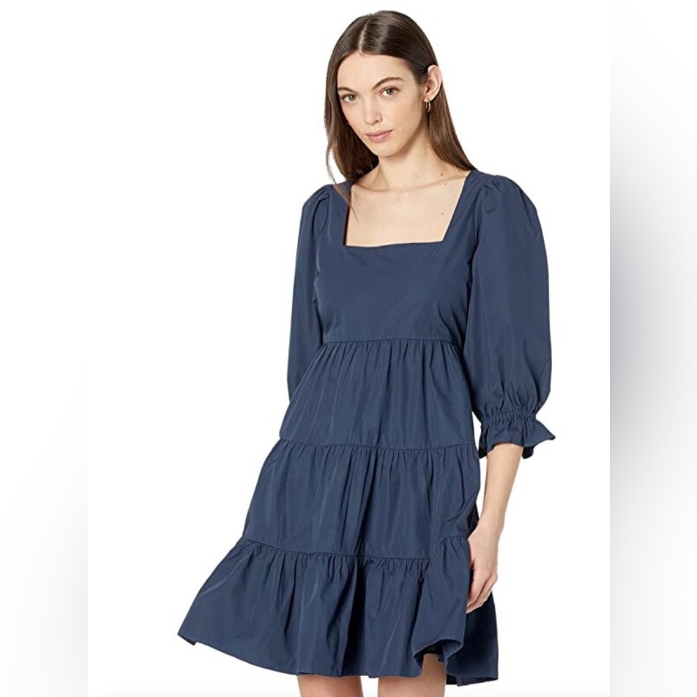 Madewell Poplin Lizzie Babydoll Dress Size 2P NWOT